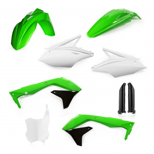KIT PLÁSTICOS COMPLETO ACERBIS KAWASAKI KX-F 450 2016-2017 COR ORIGINAL